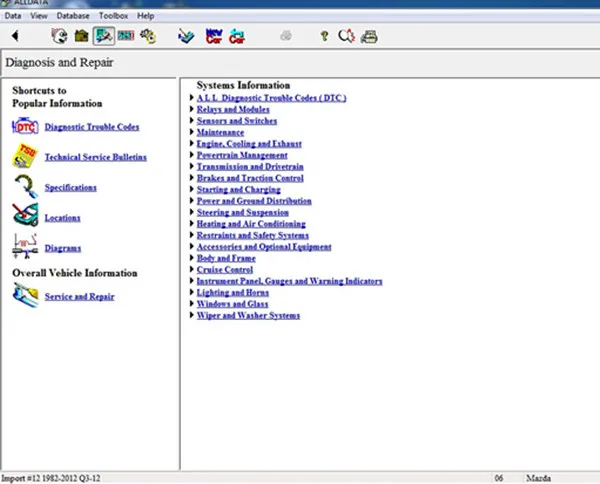  Coche caliente Software de reparación 750 GB HDD incluyendo Alldata y Mitchell Alldata 1053 versión