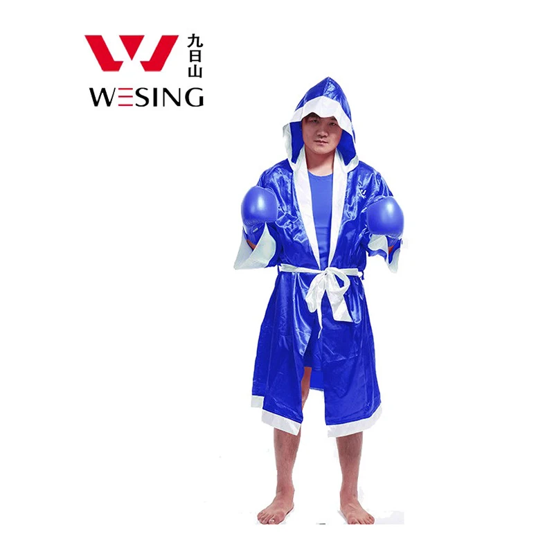 Wesing боксерские халаты Для мужчин Муай Тай плащ кикбоксинг форма стиль плюс Размеры 2XL