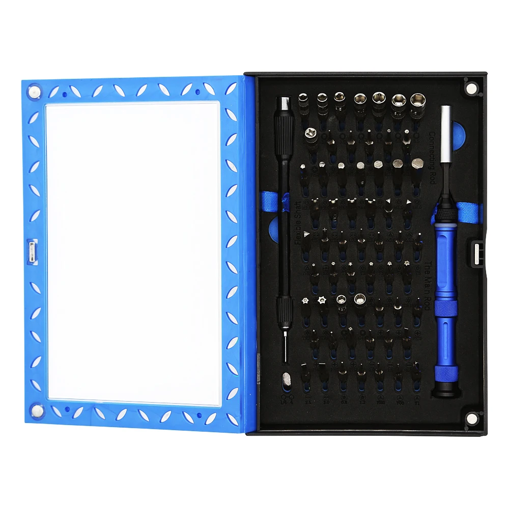 

Precision Screwdriver Set 63 in 1 with 59 Magnetic Driver Bits Small Electronic Repair Tool Kit for Laptop Phone Repair Tool