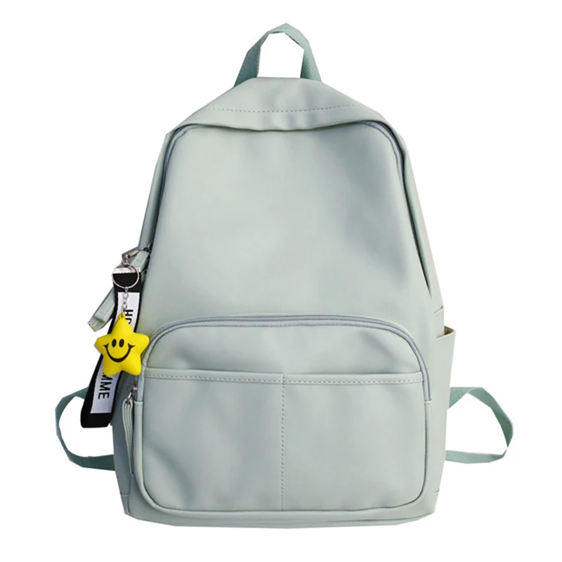 

Trendy Female PU Leather Backpacks Teenage Girls Small School Bags Vintage Women High Quality Travelling Casual Rucksack 2019