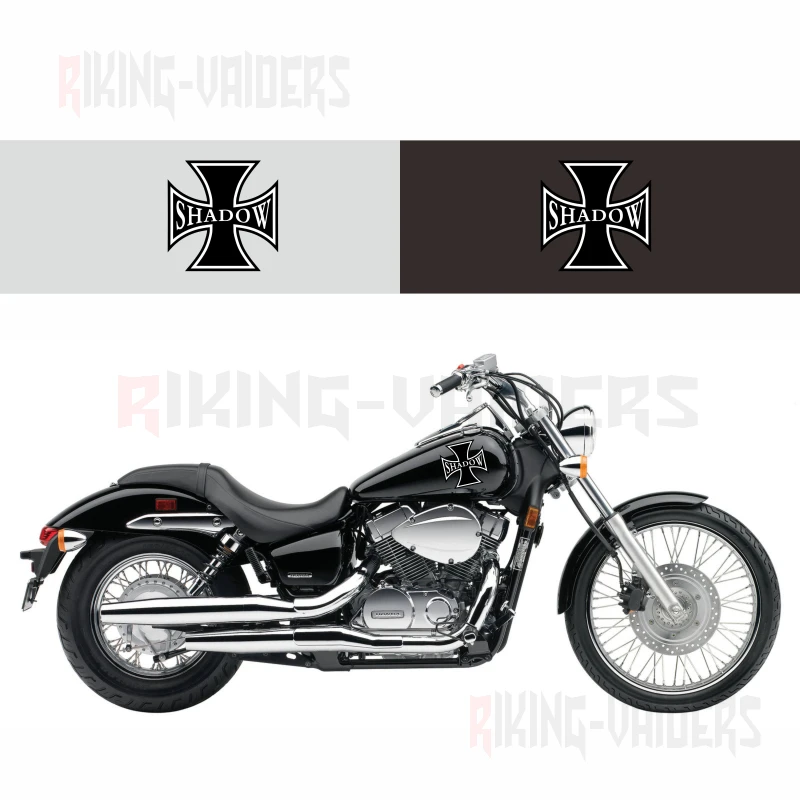 

Custom Cross Decals Fuel Tank Stickers Fender Sticker For Honda Shadow NV400 VLX600 VT600 VT750 VT1100