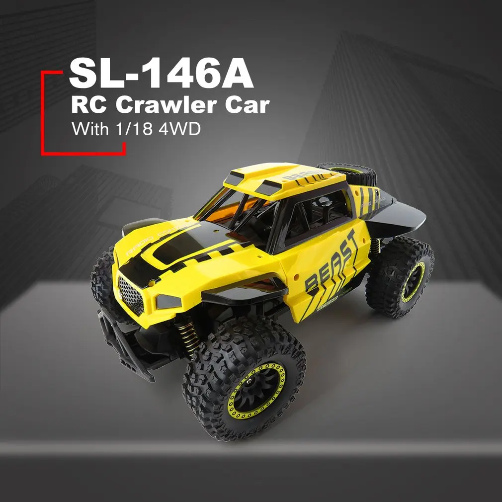 

Flytec SL-146A1/18 Scale 2.4Ghz 4WD 30km/h High Speed RC Crawler Climber Buggy Off-Road Rock RC Remote Control Car RTR z