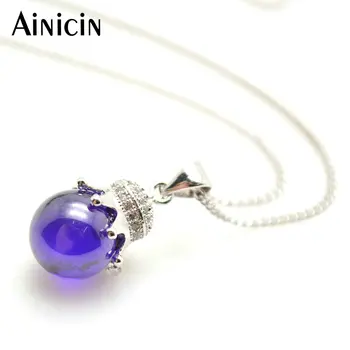 

5pcs Cheap Jewelry Many Styles Silver Plated Rhinestone Crystal Setting Colorful Zircon Stone Fashion Women Pendant Necklace