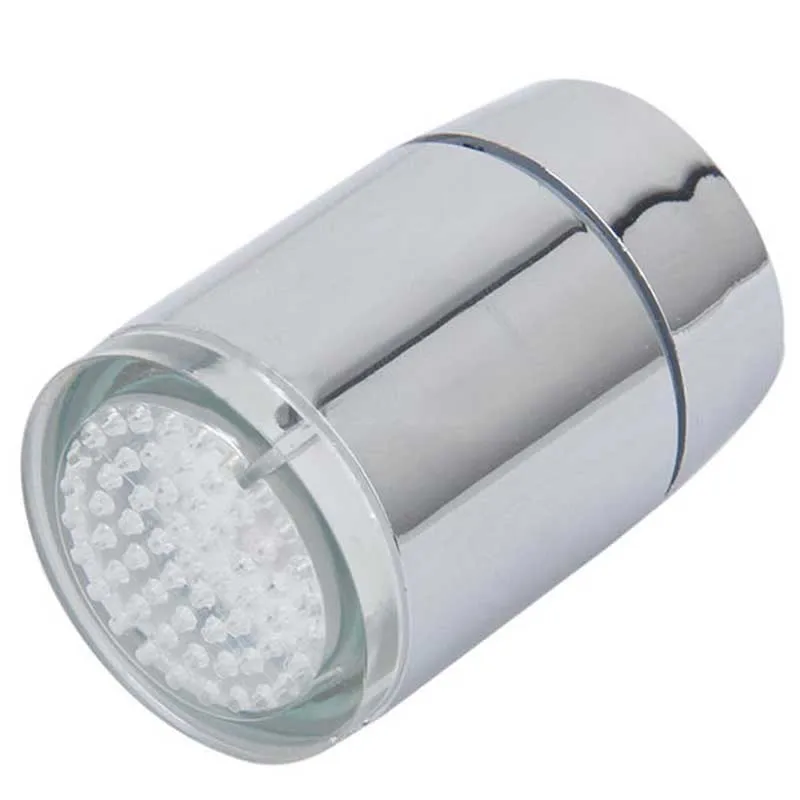Mayitr LED Water Faucet Light 3 Color RGB Changing Glow Shower Head Kitchen Tap Aerators Temperature Sensor For Kitchen Bathroom
