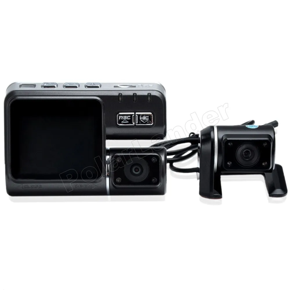 

I1000 Car DVR Dual Lens Camcorder Dash Cam with Camera Rear View Vehicle dash cam night vision 170 degree wide viewing angle