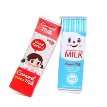 Милый пенал для бутылочек с молоком, водонепроницаемый чехол из искусственной кожи для хранения ручек, чехол для канцелярских принадлежностей, офисные школьные принадлежности, забавный подарок