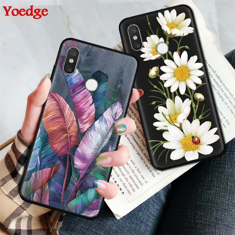 

Flower Matte Cover For Xiaomi Redmi S2 3 4A 5 Plus 6A Note 3 4X 5 5A 6 7 Pro For Xiaomi Mi 9 A1 5X A2 6X 8 Lite F1 Soft TPU Case