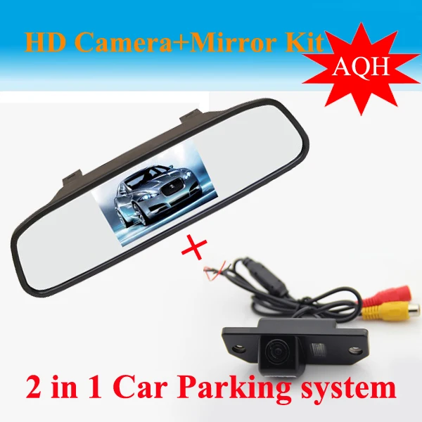 

Auto Parking Assistance 2 in 1 4.3" inch Digital LCD Mirror Car Parking r+ Car Parking Rear view Camera For Ford- Focus 2 sedan
