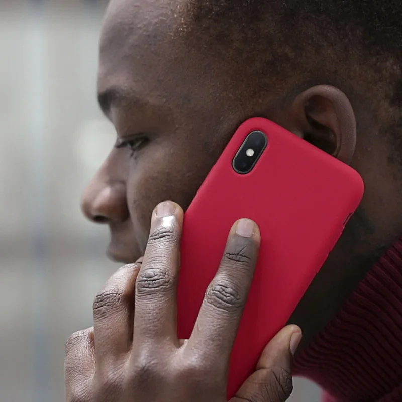 OKCore оригинальные жидкие телефон силиконовый чехол для iPhone 6 7 8 плюс микрофибры