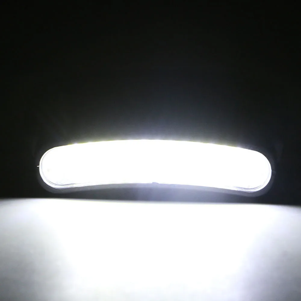 Excellent COB LED Headlamp Cap Hat Light Clip-on Headlight Indoor &Outdoor Hands-free Lamp PVC 3*AAA batteries(included) 58g #5S07 5