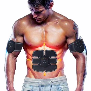 

Portable Electric Abdominal muscle Trainer Body Massage EMS Fitness exercise abdominal muscle Loss Slimming Belt Massager