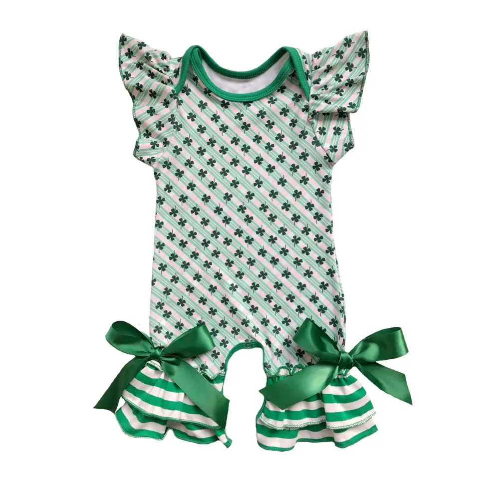 Американская патриотическая Одежда для младенцев Одежда для новорожденных в 4 июля детское платье комбинезон с рукавами-крылышками Капри Комбинезон для младенцев - Цвет: 34