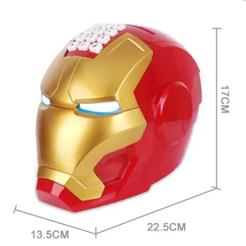 

Creative Iron Man Password Music Piggy Bank Children's Gifts Large Capacity Automatic Roll Money Storage New Fancy Money Box