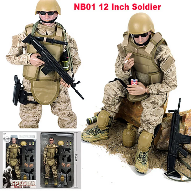 1//6 Scale Men Soldier Hands and Feet Set Replament Body Parts for 12inch Action