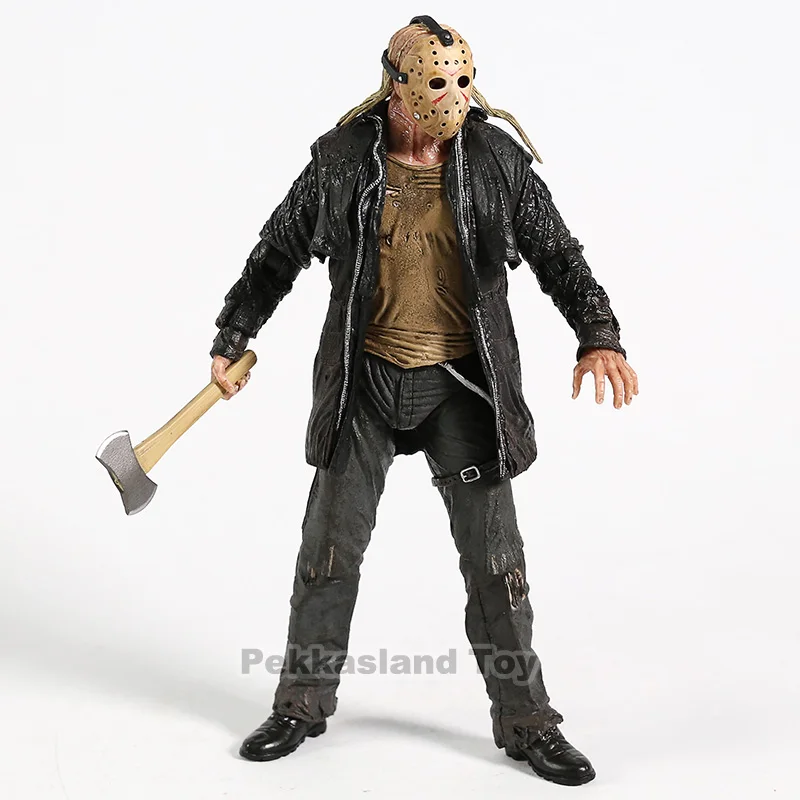 Новый NECA 2009 JASON Friday 13 Remake Voorhees Deluxe Edition конечные фигурки из ПВХ коллекция модель