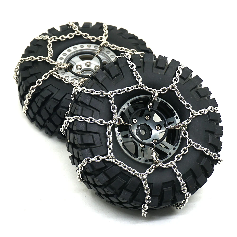 

Tires Decoration Antiskid chain RC Racing Car Climbing Car Spare Parts Accessories snow tires Chain for 1/10 RC Rock TRX-4 80314