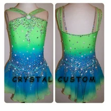 Взрослый Рисунок платье для соревнований на коньках модная новая брендовая одежда для катания на коньках для женщин DR3389