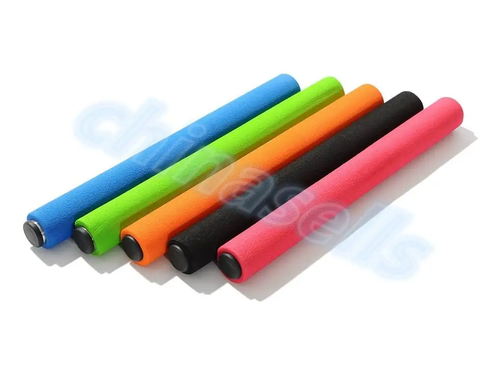 

20pcs antiskid sponge kid track and field match 3.1cm athletics relay baton child running match baton
