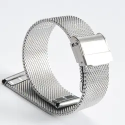 2019 Новый Модный Высокое качество Смотреть Band 18 мм 20 22 24 Лидирующий бренд Миланского нержавеющая сталь наручные часы ремешок