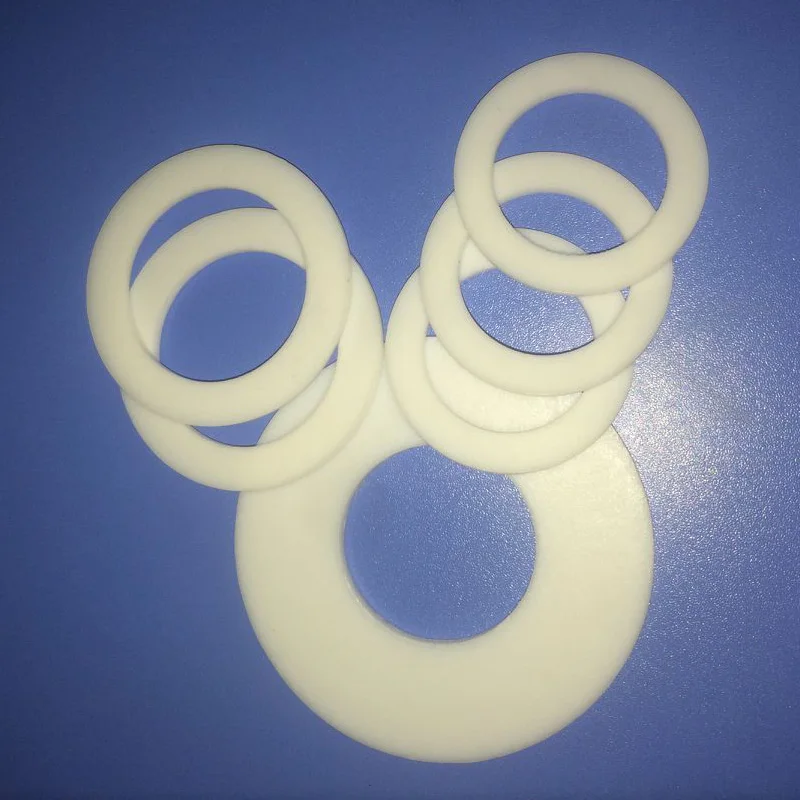 

30 PCS PTFE Flange Gasket Ring White Teflon Flat Washer Spacer (OD x ID x thickness)