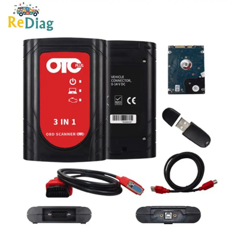 OTC Plus 3 в 1 диагностические инструменты для nissan consult для Toyota интеллектуальный тестер OBD сканер GTS с HDD