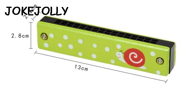 1 шт. цветная Губная гармошка 16 отверстий деревянная тремоло губная гармоника детский музыкальный инструмент обучающая игрушка GYH
