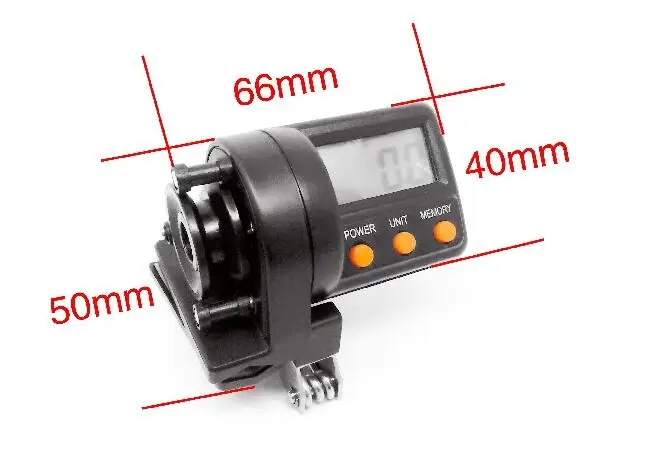 999,9 м счетчик лески для ночной рыбалки электронный цифровой дисплей глубина лески счетчик поиска Фидер рыболовные снасти