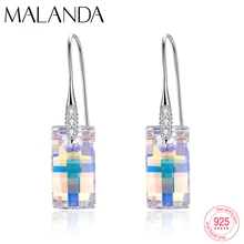 Crystals From Swarovski Urban Pendant Drop Earrings For Women Fashion Sterling Silver Piercing Dangle Earrings Handmade jewelry Crystals From Swarovski Urban Pendant Drop Earrings For Women Fashion Sterling Silver Piercing Dangle Earrings Handmade jewelry