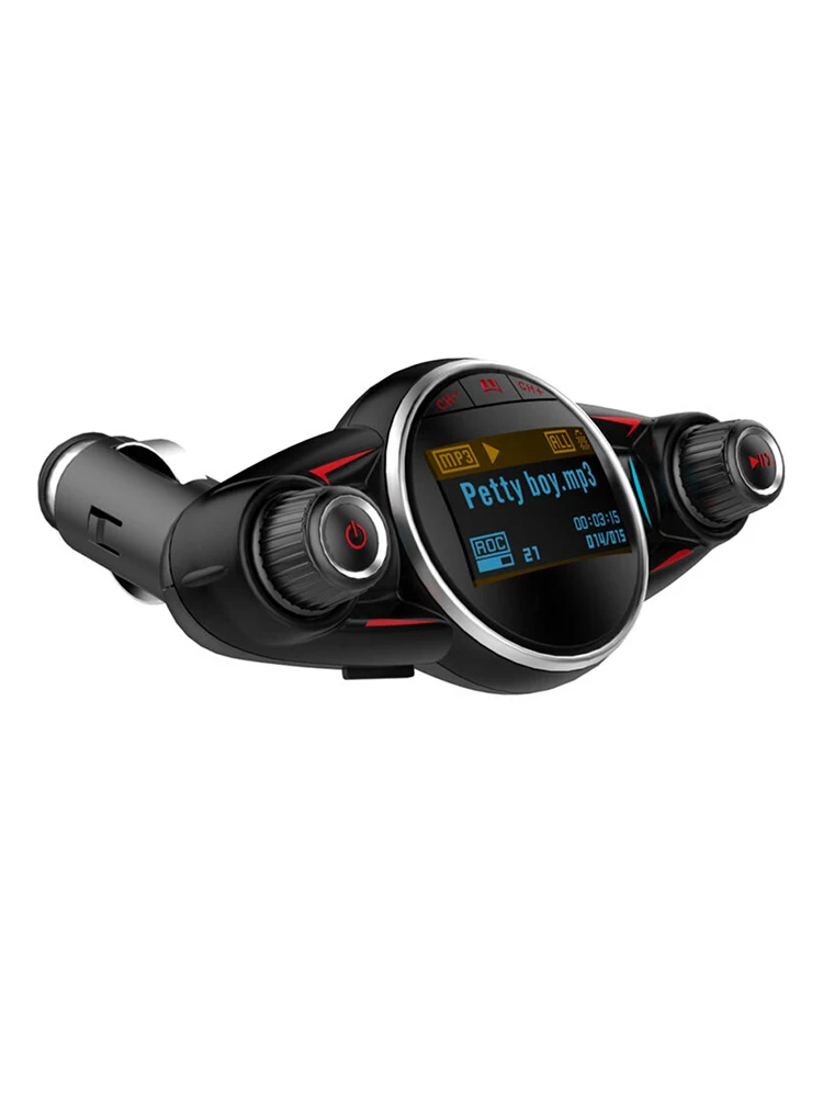 Wireless A2DP AUX Audio Auto Car MP3 Player 1.3 Inch LED Screen USB Car Charger Bluetooth Car Kit Handsfree FM Transmitter