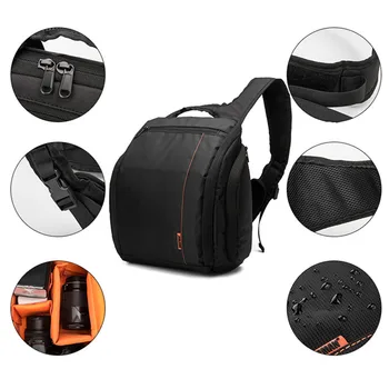 

Outdoor Single Shoulder Travel Backpack SLR Camera Photo Bag Lens Case Waterproof Multi-functional Digital DSLR Camera Video Bag