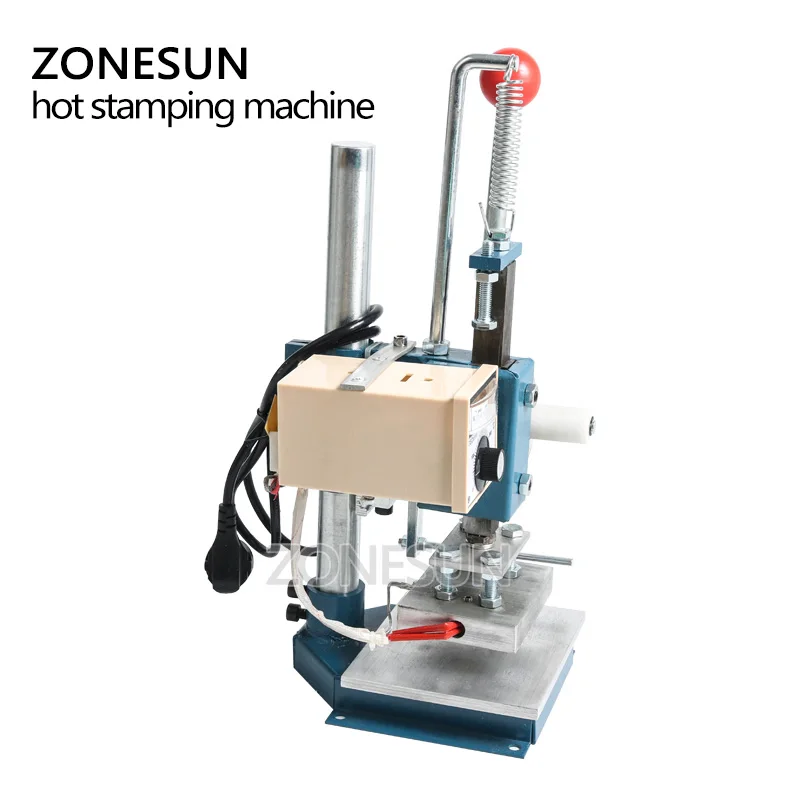ZONESUN 5x7 8x10 10x13 см 150 в машина для горячего тиснения фольги бумаги дерева и кожи
