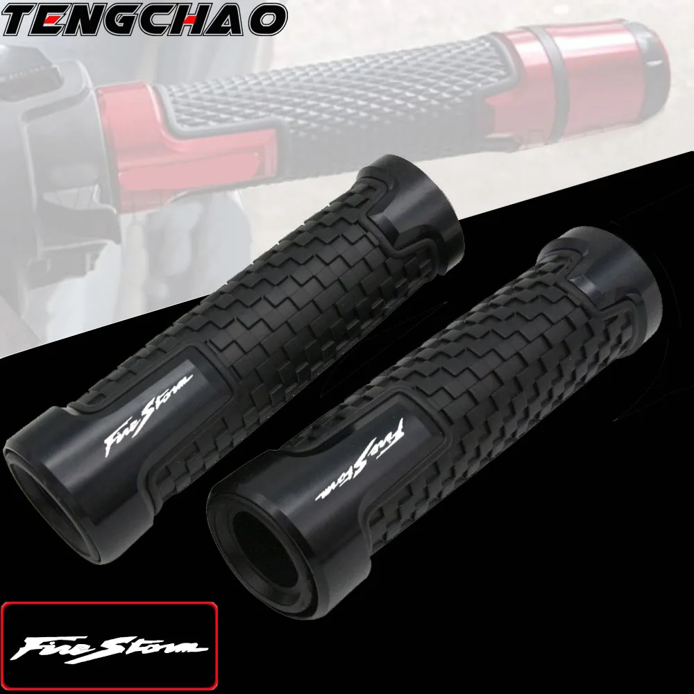 

1Set 7/8" 22mm Handle Hand Grips Motorcycle Handlebar Grip Rubber Gel Sleeve for Honda VTR1000F / FIRESTORM VTR 1000 F 1998 1999