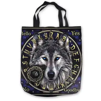 

Custom Canvas batman ouija board ToteBags Hand Bags Shopping Bag Casual Beach HandBags Foldable 180713-07-10