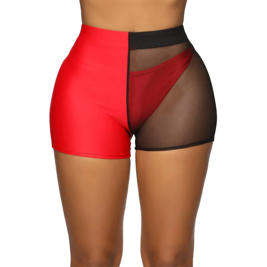 Танкини, купальник, женские шорты, сетка, из кусков, сексуальный, бикини, низ, высокая талия, женские плавки, бикини, Feminino,#5