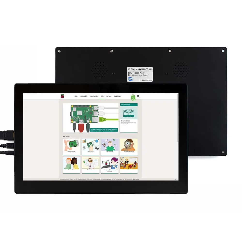  Waveshare 13.3inch LCD Display Touch Screen Monitor IPSSupportRaspberry Pi Capacitive Touch Screen 