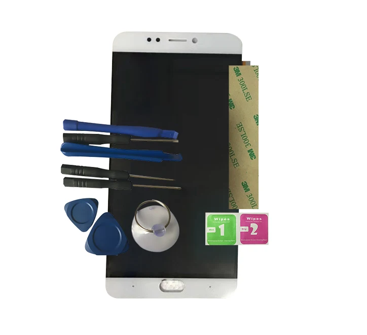 

RYKKZ New For Walton ZX3 6 Inches LCD Display With Touch Screen Panel Glass Digital Assembly Replacement With Tools