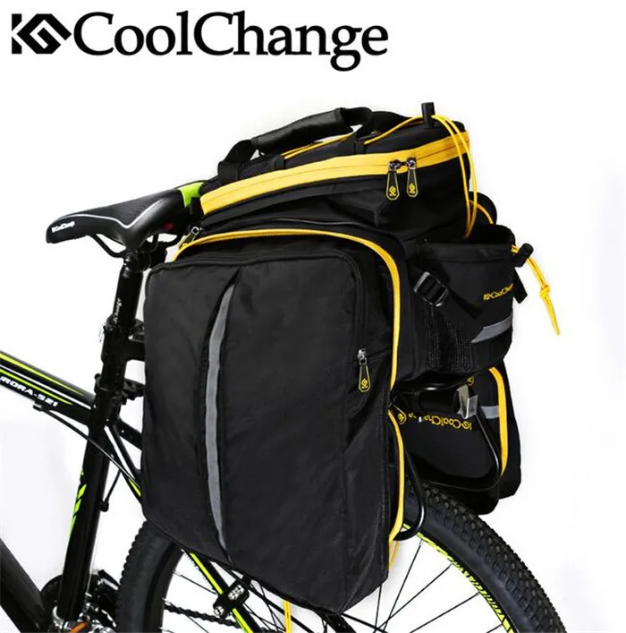 Clearance CoolChange Bicycle Bag Reflective Bike Bicycle Rear Seat Saddle Bags Cycling Carrier Bag Rack Panniers Waterproof With Rain Cove 2 Clearance CoolChange Bicycle Bag Reflective Bike Bicycle Rear Seat Saddle Bags Cycling Carrier Bag Rack Panniers Waterproof With Rain Cove 2
