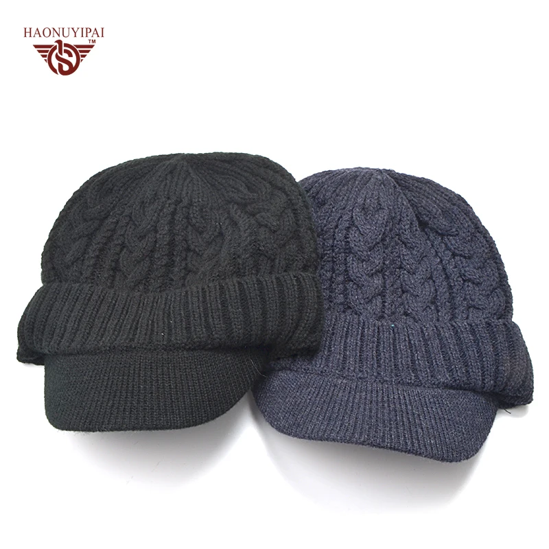 Фирменная новинка зимние Skullies шапочки с козырьком для мужчин и женщин модные hnyp
