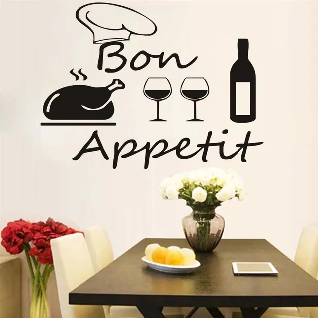 Francés cocina comedor etiqueta de la pared vinilo DIY Turquía chef ... Francés cocina comedor etiqueta de la pared vinilo DIY Turquía chef ...