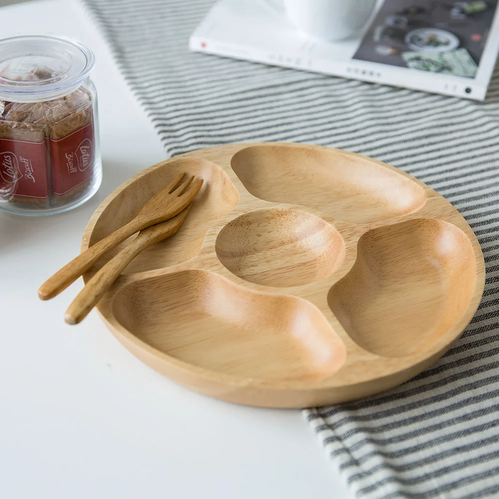 Home Garden Kitchen Dining Bar Tableware Thai Rubber Wood Hand Made