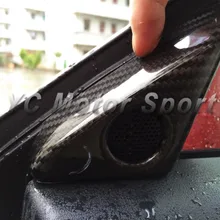 Сухой углерода Волокно 2 и 2 саржевого переплетения глянцевую поверхность rsw Стиль внутренняя отделка Подходит для 2008-2013 R35 GTR rhd& LHD Дверь Зеркало Внутренняя Панель