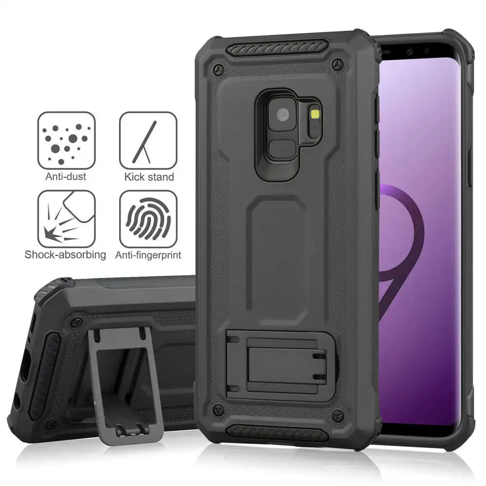 Для samsung S7 край S8 S9 плюс крышка Броня Гибридный ударопрочный Жесткий ПК ТПУ случаи