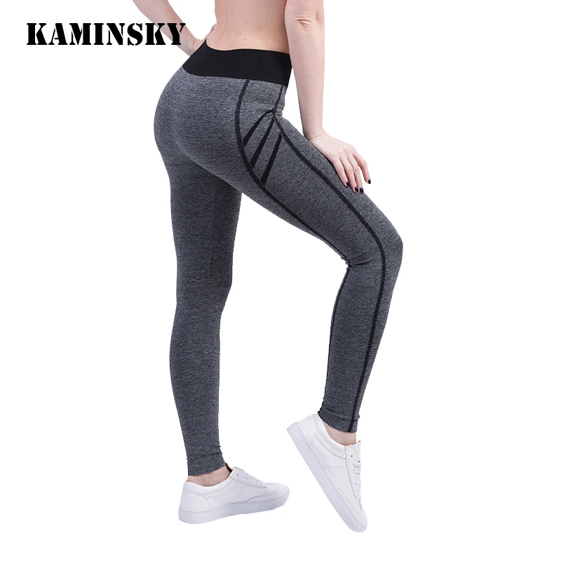 Kaminsky S-XL 26 Color Dámské sexy leginy pro dobrodružství Čas Kulturistika Tréninkové oblečení Rychleschnoucí elastické legíny