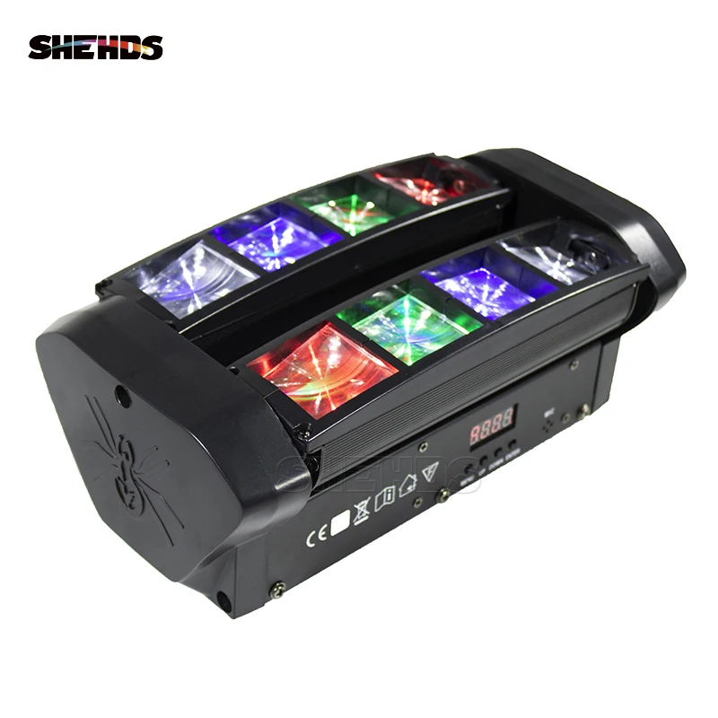 

4pcs/lot RGBW Mini LED Spider Beam Light LED 8x6W Beam Moving Head Beam LED Spider Light RGBW For DJ Disco Parties Dance Floor