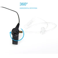 75 2 Pin Air Conduction Tube Earbud Earpiece Earphone Mic for Midland Walkie Talkie Alan GXT G6 G7 G8 G9 75-810 GXT650 LXT80 Radio (5)