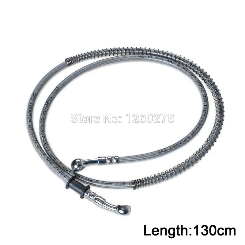 130cm/52 Universal Brake Oil Hose Pipeline Banjo Fitting Stainless