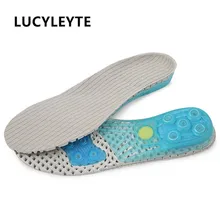 Спортивная поддержка дышащие амортизирующие утолщенные мужские и wo мужские увеличенные ПУ впитывающие пот баскетбольные беговые стельки