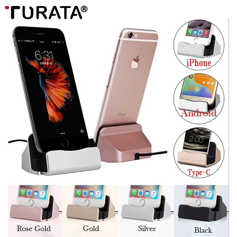 USB кабель TURARA зарядная Базовая док станция для iPhone X 8 7 6 зарядное устройство