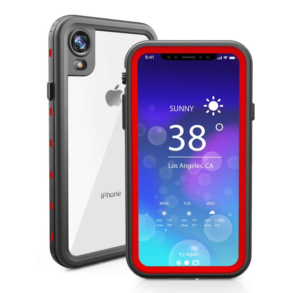Чехол для iPhone 12 11Pro XS MAX XR Прозрачный ударопрочный пыленепроницаемый чехол