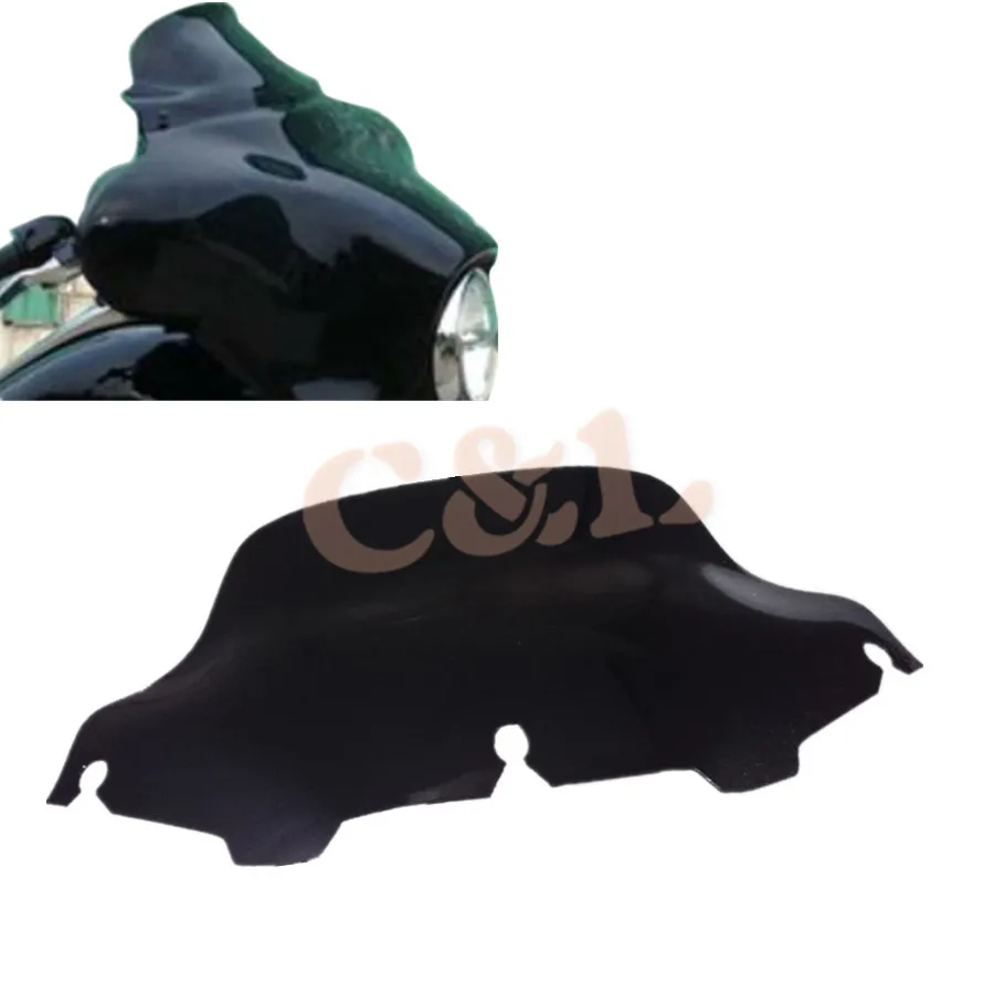 

8" Black Windshield Fairing Windscreen Cover For Harley Electra Street Glide FLHX Touring 1996-2013